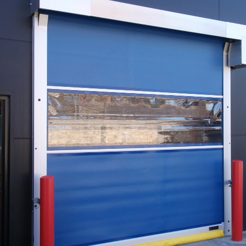 Newest Fast Action Roll Up Pvc Rapid Doors With High Quality