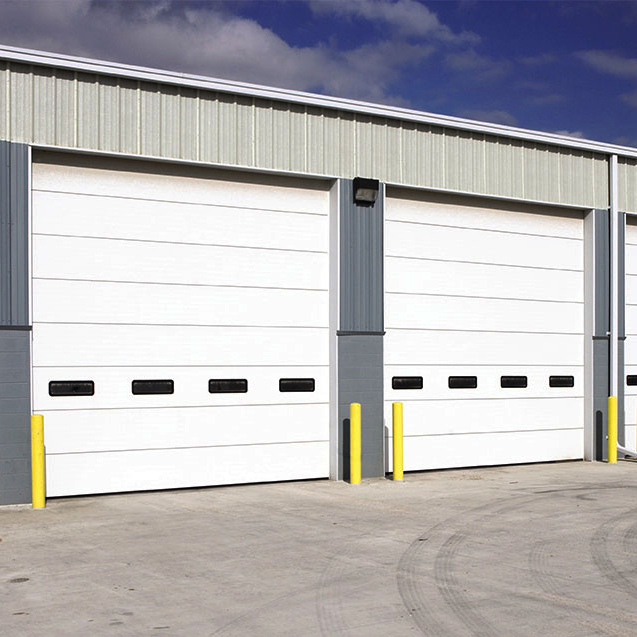 Insulation Manual Sectional Industrial Door for 4S shop